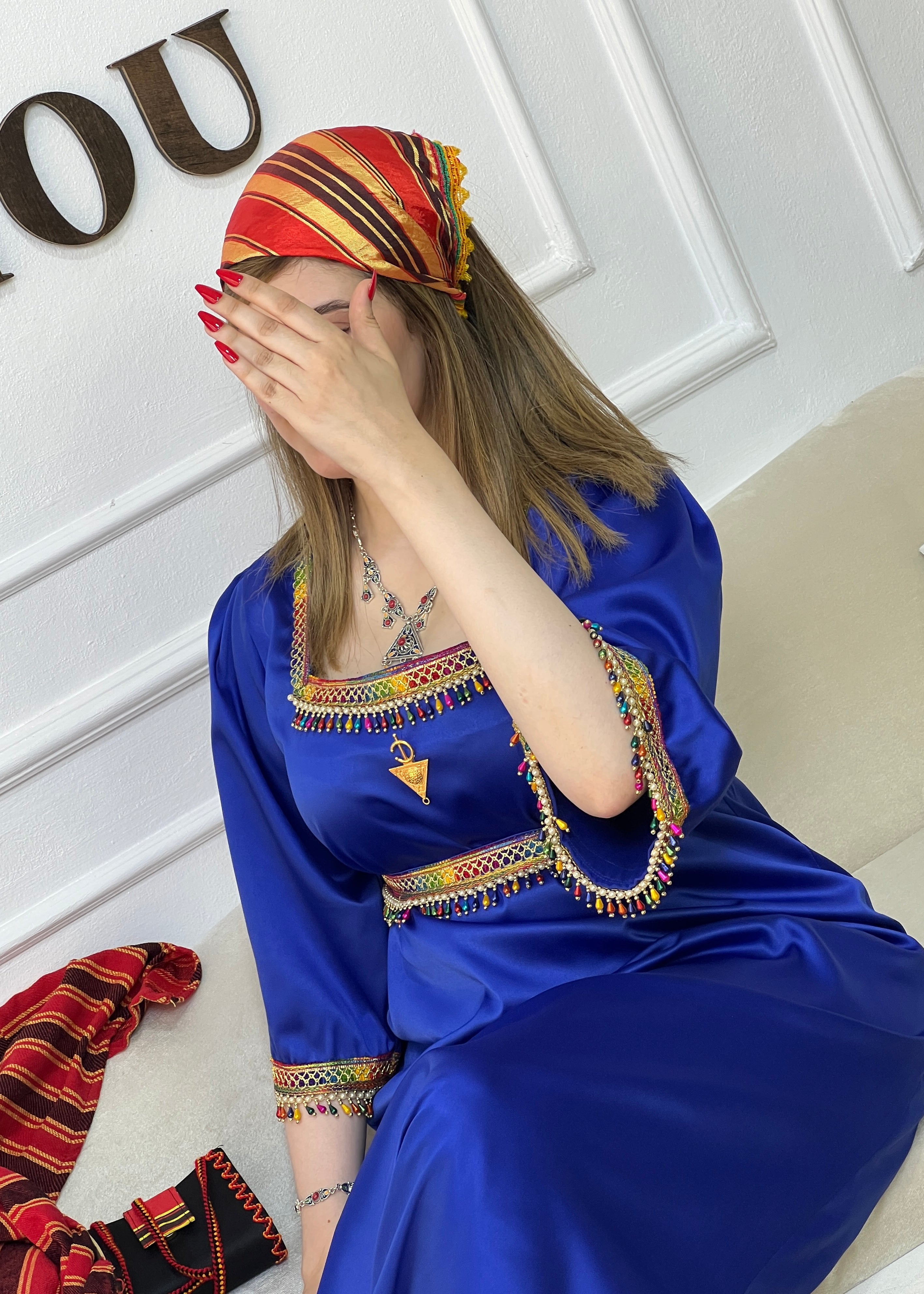 Robe-Manissa-Bleu roi