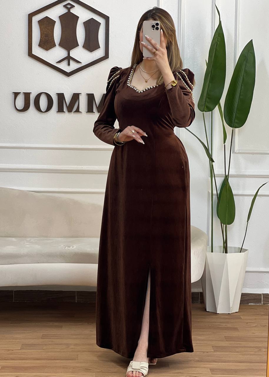 ROBE -Malak- Marron