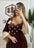 Robe -YASSMINE- marron